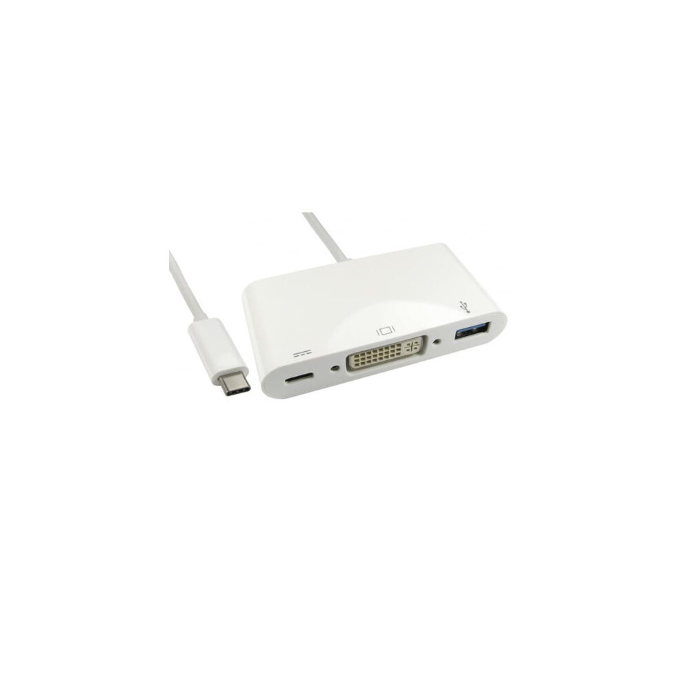 Cablenet 15Cm Usb 3.1C - Dvi & Usb 3.0 With Pd Function (Power Delivery) 5056750301534