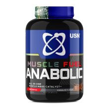 USN Muscle Fuel Anabolic All-In-One Muscle Mass Gainer, Chocolate Flavour - 2kg,