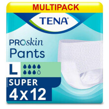 TENA Pants Super Large - 4 x Packs of 12 ( 48 Pants )