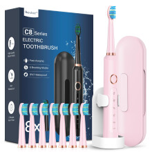 Sonic Electric Toothbrush for Adults and Kids with Travel Case