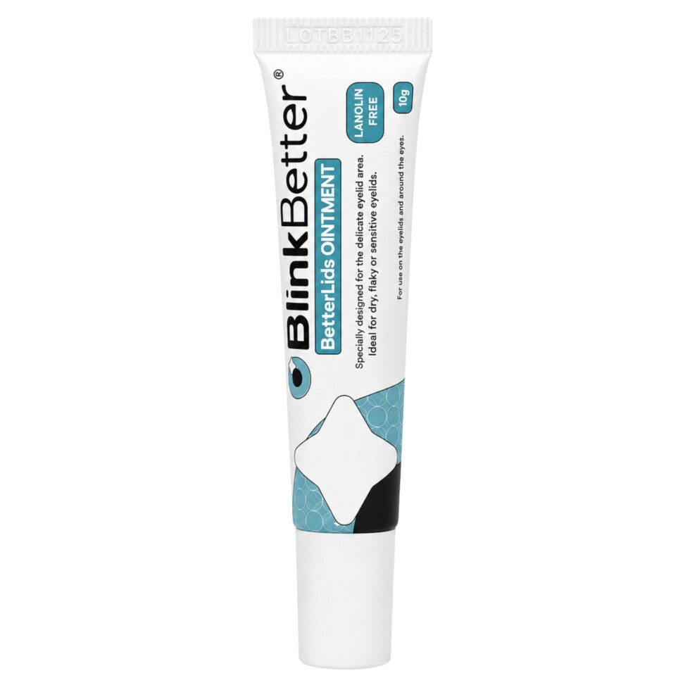 Blinkbetter Betterlids Lanolin-Free Eyelid Ointment Â Moisturises, Soothes & Hydrates Dry, Itchy, Red & Flaky Eyelids With Colloidal Oat, Shea & Pan