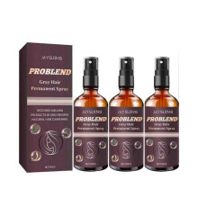 (3pcs) Permanent Spray for Gray Hair, Spray for Turning Gray Hair Into Black Hairs100Ml
