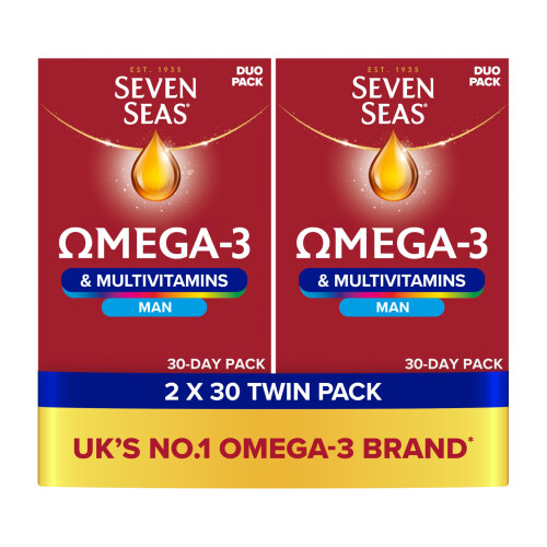 Seven Seas Seven Seas Omega-3 & Multivitamins Man, with B Vitamins and