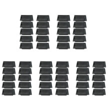 50Pcs 9V Battery Box/Holder/Case Compartment Cover with 9 Volt Battery Clip for Guitar Bass Pickup Replacement Accessory