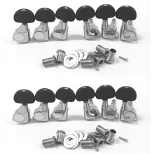 12 Pieces Guitar String Tuning Key Pegs/Machine Knobs(for Left and Right) for Acoustic Electric Guitar
