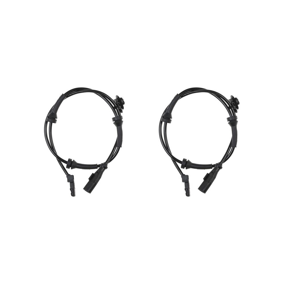 2X 8200404460 Front Abs Wheel Speed Abs Sensor For Grand Megane Scenic 1.4-2.0L Dci 2002- Black 6033965468831