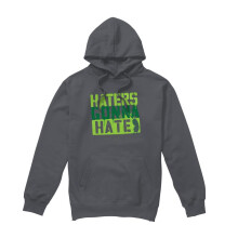 (XL, Charcoal) SpongeBob SquarePants Mens Haters Gonna Hate Hoodie