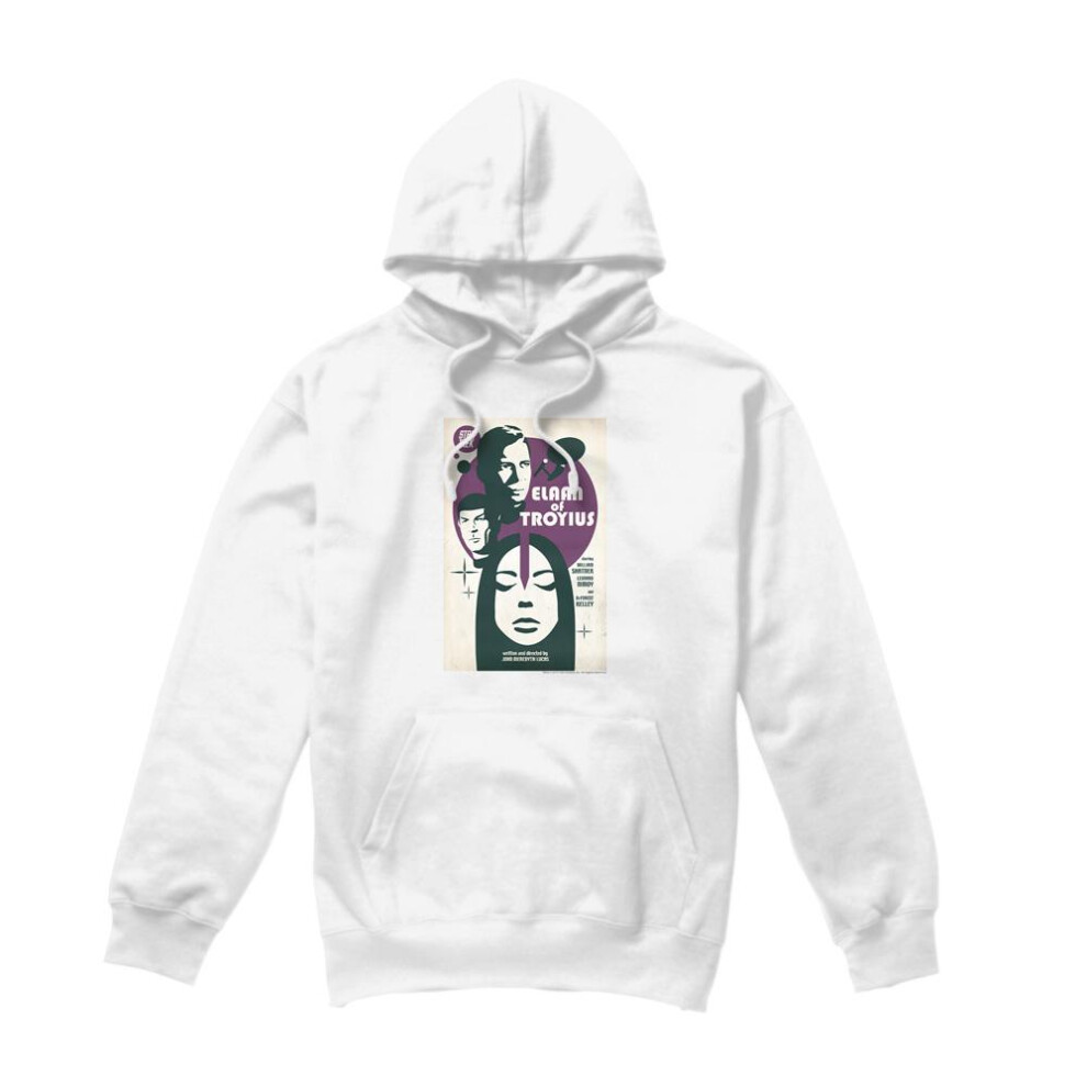 Star Trek (M, ) Mens The Original Series Episode 68 Hoodie White
