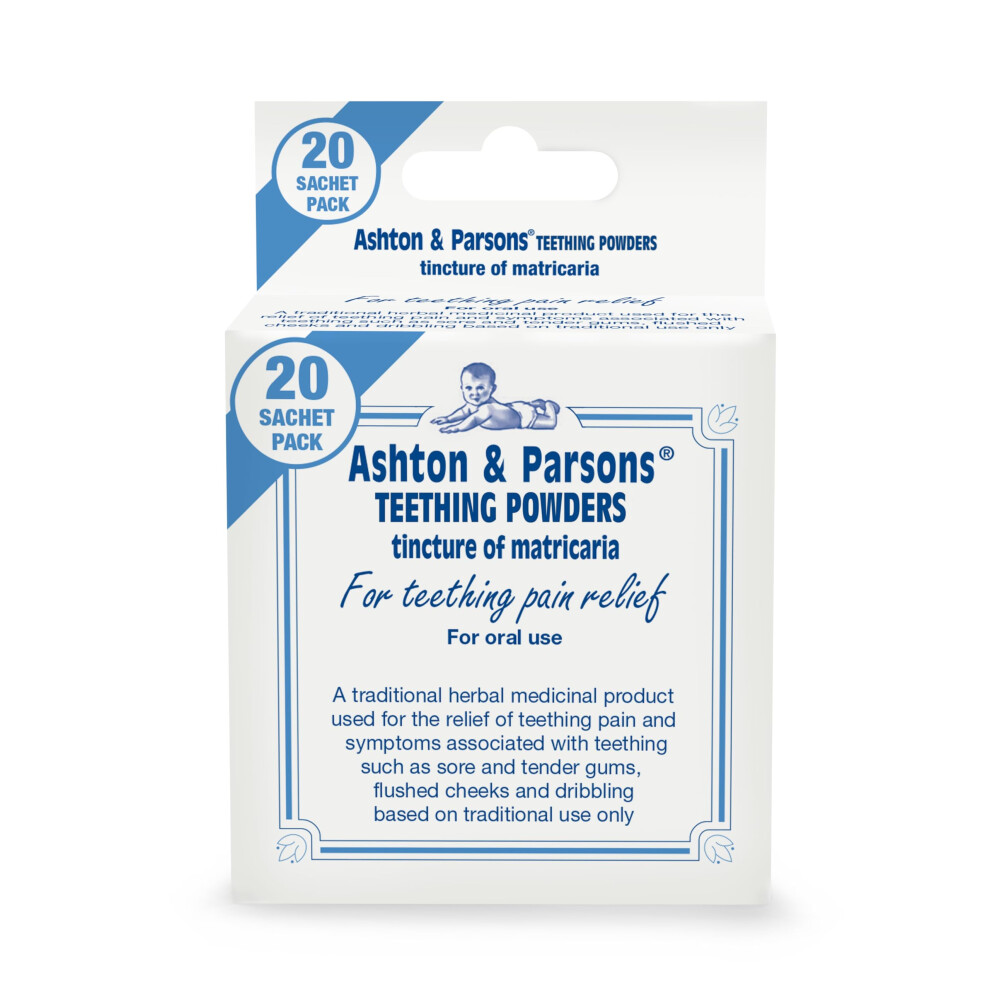 Ashton & Parsons Teething Powders, Used To Soothe Teething Pain And Symptoms, For Babies From 3 Months+, Natural Traditional Remedy, UkâS No1 Teethi