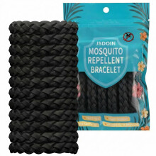 12PCS Mosquito Repellent Bracelet Jsdoin Insect Repellent Adjustable Leather Natural Insect Mosquito Bands Protection Insects up to 250 Hours Camping