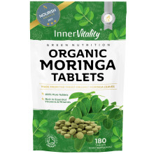 Pure Organic Moringa Tablets 180, Award Winning Natural Moringa