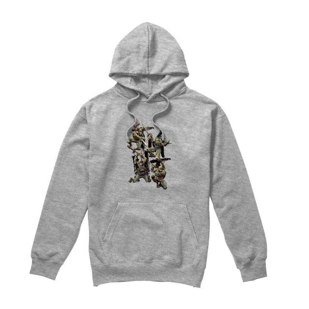 Teenage Mutant Ninja Turtles (Xxl, Sport Heather) Mens Shinobi Hoodie