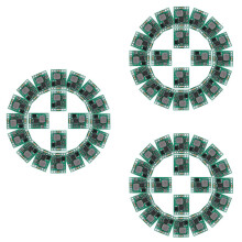 60 Pièces Séries Mp1584en - Buck Converter Module de Puissance Réglable 24V à 12V 9V 5V 3V