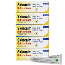 5 x Skincalm 10g Bite and Sting Relief 1%