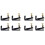 8 Piece 3/ 4-4/ 4 Violin Fine Tuner String Plate 1