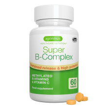 Igennus Super B-Complex - High Absorption Methylated B Vitamins, Clean Label, Su