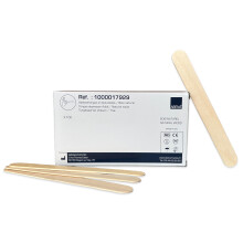 ABENA Waxing Spatulas |15x1.7cm|Pack of 100| Large Disposable Wooden Wax Sticks,