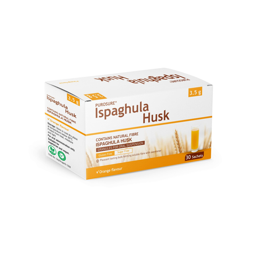 Purosure Ispaghula Husk Orange Drink Sachets | Contains Natural Fibre