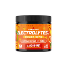 Keto-Pro Keto Electrolytes 250g - 50 Servings | Electrolyte Powder & Salts with 66 Trace Minerals | Supports Your Fasting, Health & Fitness Goals | M