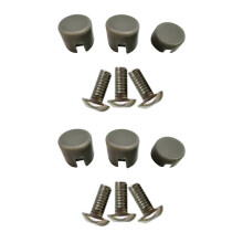 2Set Scooter Posteriore Posteriore Parafango Parafango Vite Tappo Nel Gomma Vite Tappo Coperchio per M365(Grigio)