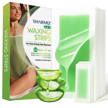 Wax Strips for Hair Removal Kit: 60 Pieces 40 Body & 20 Facial Waxing