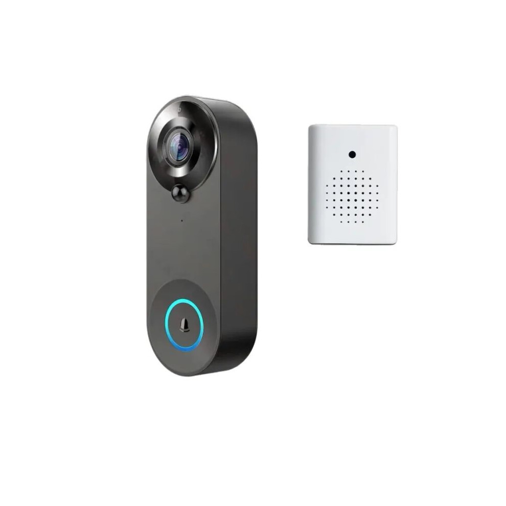 Kak Wireless Video Doorbell 1080P, Wide Angle, With Storage 3219399174972