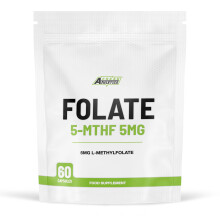 Freak Athletics Folate 5mg (L-Methylfolate) 60 Capsules, 5-MTHF Active Form of F