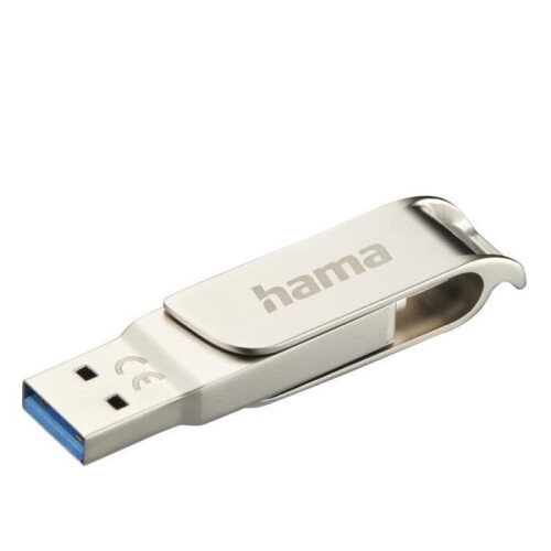 Hama Clé USB - HAMA - C-Rotate Pro - 64GB - USB-C 3.1/3.0 - 70MB/s Argenté 2