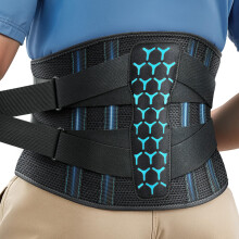 Rakiie Back Support Belt for Lower Back Pain Relief with 7 Stays,