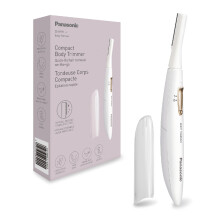 Panasonic ES-WR51 Compact Body Trimmer, Women's Hair Remover, Ladies Shavers, Dry, Battery Powered (1 X AAA Required), Protection Cap, Cleaning Brush