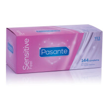 Pasante Sensitive (Feel) Condoms - Pack of 144 (Contains Latex)