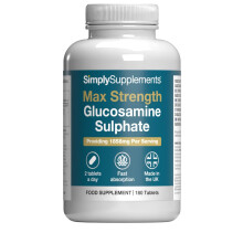 Max Strength Glucosamine Sulphate 2KCl | Supports Active Lifestyles | 1858mg per