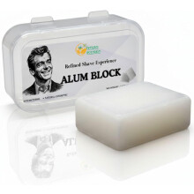 Herbs Botanica Alum Block for Shaving Soothing Aftershave Solution for Men Stops