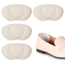 AnnndFoot Heel Cushion Inserts 2 Pairs - Innovative Circular Design for Superior Comfort, Heel Grips Liner to Prevent Shoes Rubbing, Stop Heel Slippi