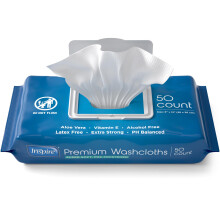 Adult Wet Wipes Extra Large Wipes for Incontinence and Cleansing - 8" x 12" - Pack of 50