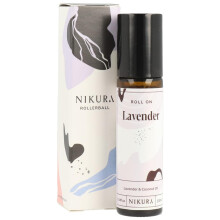 Nikura True Lavender (Bulgarian) Roll On Essential Oil Blend - 10ml | for Sleep, Relaxing, Anxiety, Aromatherapy | Use on Skin, Temples, Pulse Points