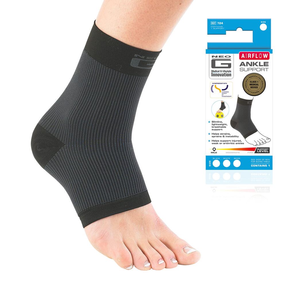 Neo-G Ankle Support Running, Sports, Daily Wear - Ankle Brace, Achilles Tendonitis Support, Sprained Ankle Supports For Weak Ankles And Joint Pain. M