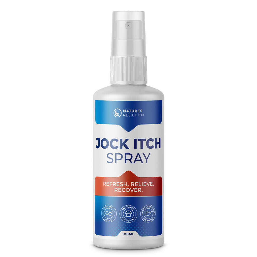 Photos - Hair Product Jock Itch Spray | Powerful Treatment for Fungal Skin Relief | Extra Strength | Anti-Itch Spray with Natural Ingredients | Ge