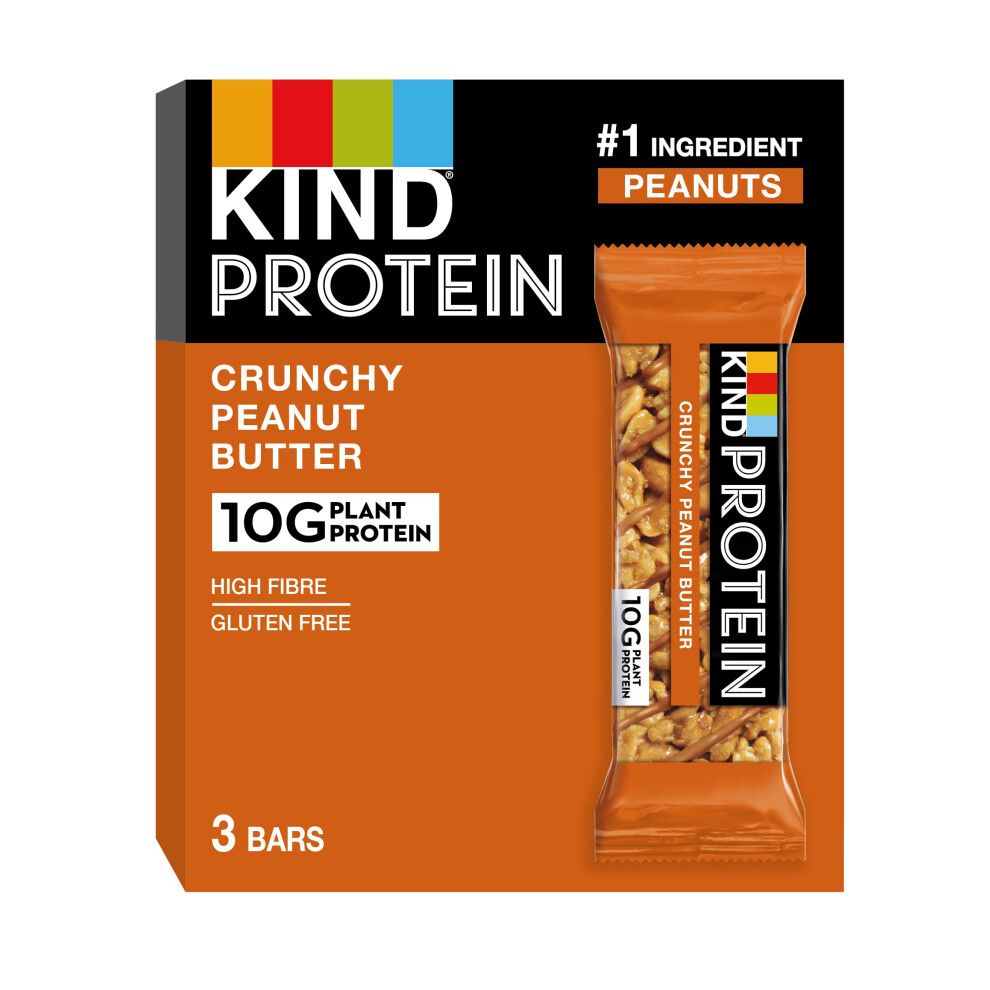 Kind Protein Bars, Gluten Free Snack Bars, Crunchy Peanut Butter,