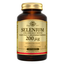 Solgar Selenium 200g - Yeast Free - Healthy Hair & Nails - Supports