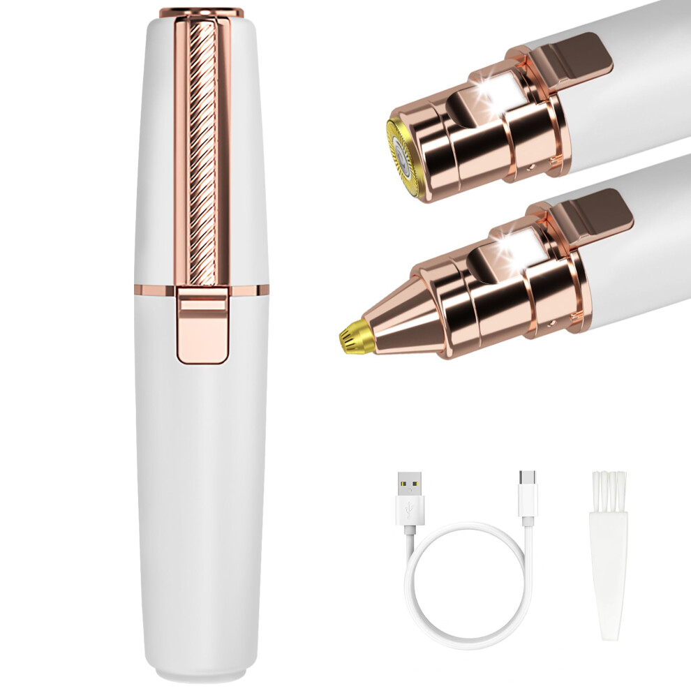 Photos - Hair Removal UQQU Facial Hair Remover for Women, Electric Lady Shaver & Epilator, Eyebrow Tri