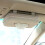 Beige Leather Car Tissue Holder Visor 3