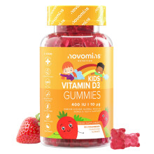 Kids Vitamin D Gummies - 3 Month Supply - 400 IU Vitamin D3 - Alternative to Vitamin D3 Tablets & Spray - Gluten-Free Kids Vitamins for Bones & Teeth