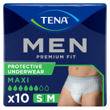 TENA for Men Premium Fit Level 4 Medium Pack of 10