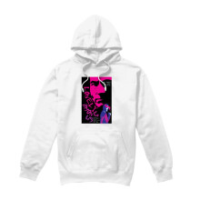 (M, White) Star Trek Mens The Next Generation Season 1 Episode 7 Hoodie