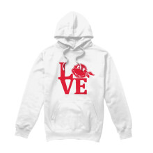 (XL, White) Teenage Mutant Ninja Turtles Mens Love Valentine's Day Hoodie