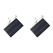 2X 2W 5V 380MA USB Solar Panel Module DIY Polysilicon Solar Cell Charger for Phone USB Fan