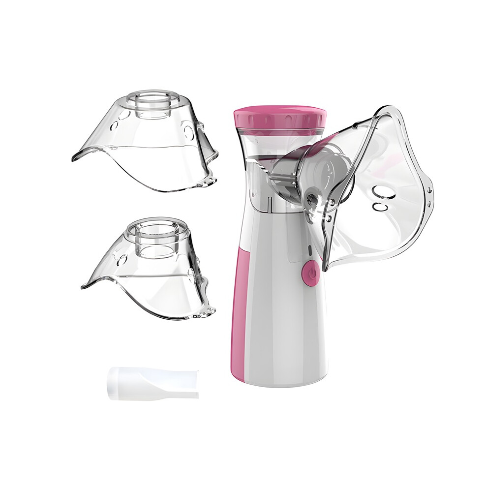 Stoyotu Pink (Pink) Handheld Mesh Nebulizer Machine For Adult Kid Best Portable Medical Nebulizer For Asthma Inhaler Ultrasonic Spray