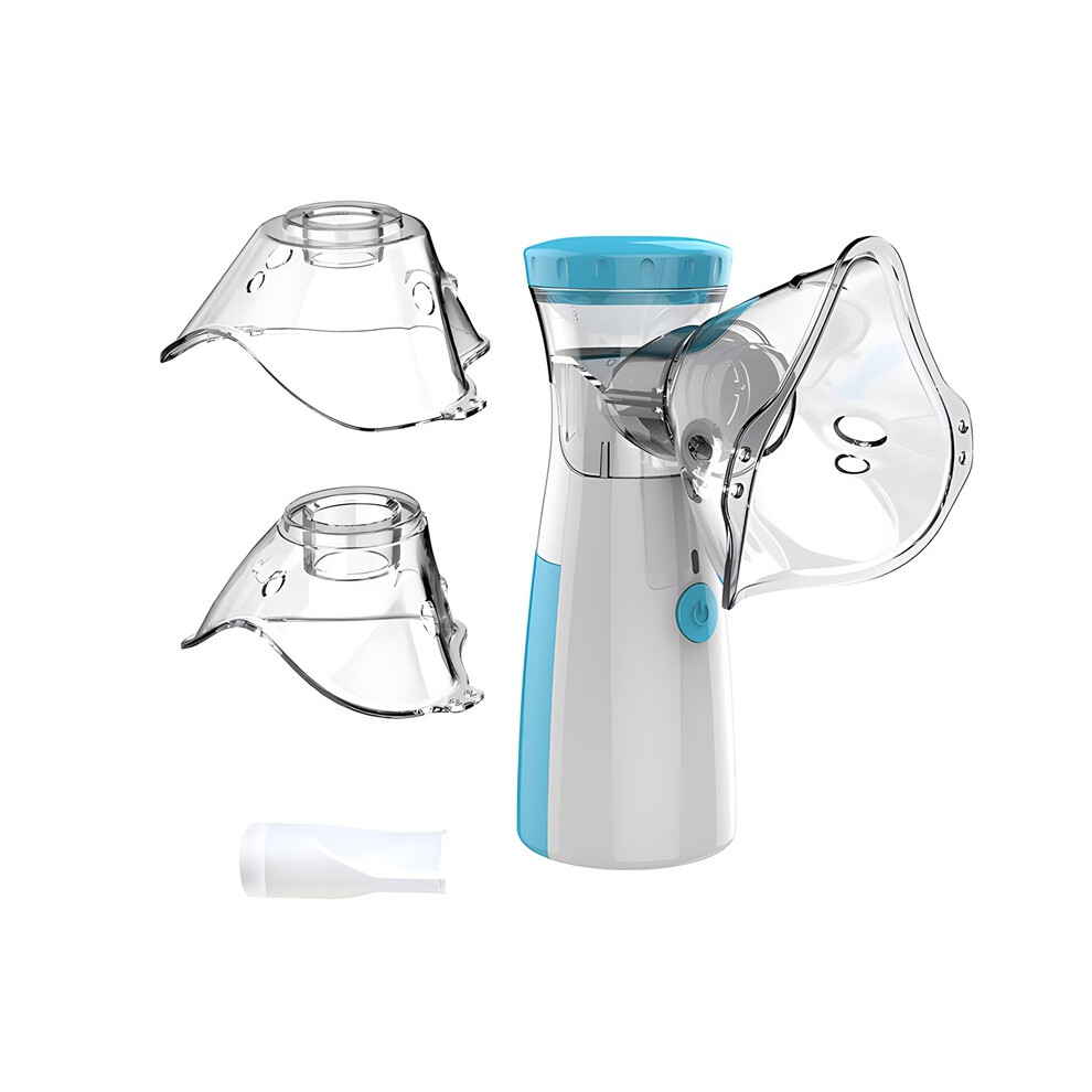 Stoyotu Blue (Blue) Handheld Mesh Nebulizer Machine For Adult Kid Best Portable Medical Nebulizer For Asthma Inhaler Ultrasonic Spray