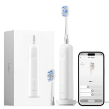 Laifen Wave Pro Electric Toothbrush for Adults, 60 Oscillations & 66,000 VPM for 13x Plaque Removal, Smart App, 70-Day Battery, IPX8 Waterproof, 2 P